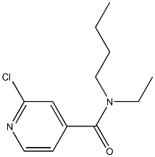 N-butyl-2-chloro-N-ethylpyridine-4-carboxamide Structure