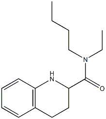 N-butyl-N-ethyl-1,2,3,4-tetrahydroquinoline-2-carboxamide Structure