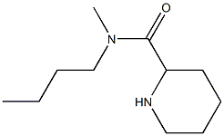 N-butyl-N-methylpiperidine-2-carboxamide Structure