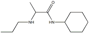 N-cyclohexyl-2-(propylamino)propanamide