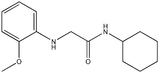 N-cyclohexyl-2-[(2-methoxyphenyl)amino]acetamide Structure