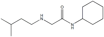 N-cyclohexyl-2-[(3-methylbutyl)amino]acetamide|