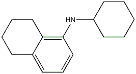 N-cyclohexyl-5,6,7,8-tetrahydronaphthalen-1-amine Struktur