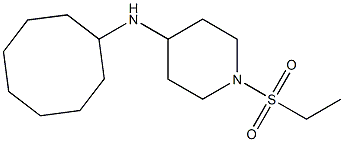 N-cyclooctyl-1-(ethanesulfonyl)piperidin-4-amine Structure