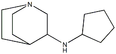 N-cyclopentyl-1-azabicyclo[2.2.2]octan-3-amine Struktur