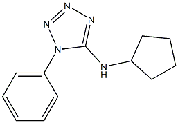 N-cyclopentyl-1-phenyl-1H-1,2,3,4-tetrazol-5-amine|