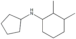 N-cyclopentyl-2,3-dimethylcyclohexan-1-amine Structure
