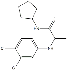 N-cyclopentyl-2-[(3,4-dichlorophenyl)amino]propanamide|