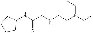 N-cyclopentyl-2-{[2-(diethylamino)ethyl]amino}acetamide Structure