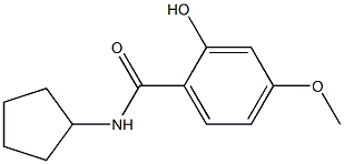 N-cyclopentyl-2-hydroxy-4-methoxybenzamide Structure