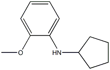 N-cyclopentyl-2-methoxyaniline Structure