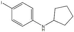 N-cyclopentyl-4-iodoaniline Structure