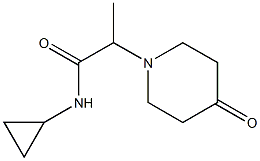  N-cyclopropyl-2-(4-oxopiperidin-1-yl)propanamide