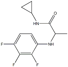 N-cyclopropyl-2-[(2,3,4-trifluorophenyl)amino]propanamide