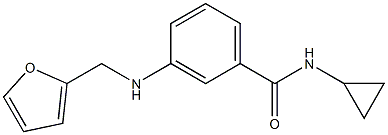 N-cyclopropyl-3-[(furan-2-ylmethyl)amino]benzamide Structure