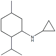 N-cyclopropyl-N-(2-isopropyl-5-methylcyclohexyl)amine Structure