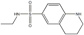 N-ethyl-1,2,3,4-tetrahydroquinoline-6-sulfonamide Struktur