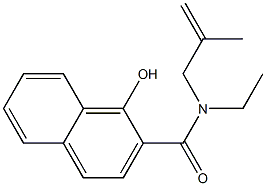 N-ethyl-1-hydroxy-N-(2-methylprop-2-en-1-yl)naphthalene-2-carboxamide|