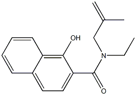  N-ethyl-1-hydroxy-N-(2-methylprop-2-en-1-yl)naphthalene-2-carboxamide