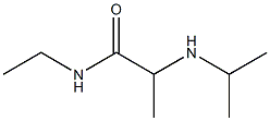N-ethyl-2-(propan-2-ylamino)propanamide Struktur