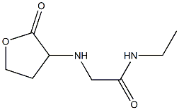 N-ethyl-2-[(2-oxooxolan-3-yl)amino]acetamide,,结构式