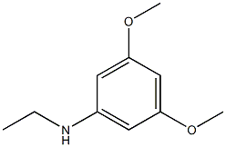 N-ethyl-3,5-dimethoxyaniline Struktur