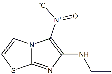 N-ethyl-5-nitroimidazo[2,1-b][1,3]thiazol-6-amine,,结构式