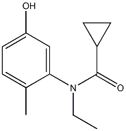 N-ethyl-N-(5-hydroxy-2-methylphenyl)cyclopropanecarboxamide Structure