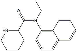 N-ethyl-N-(naphthalen-1-yl)piperidine-2-carboxamide Struktur