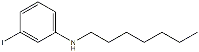 N-heptyl-3-iodoaniline 结构式