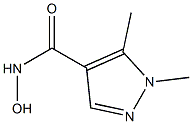 N-hydroxy-1,5-dimethyl-1H-pyrazole-4-carboxamide Struktur