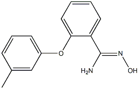  N'-hydroxy-2-(3-methylphenoxy)benzene-1-carboximidamide