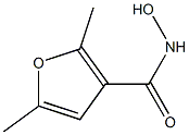 N-hydroxy-2,5-dimethyl-3-furamide 化学構造式