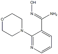 N'-hydroxy-2-morpholin-4-ylpyridine-3-carboximidamide Structure
