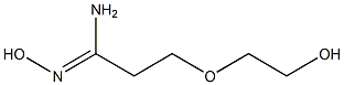 N'-hydroxy-3-(2-hydroxyethoxy)propanimidamide Struktur
