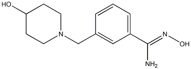 N'-hydroxy-3-[(4-hydroxypiperidin-1-yl)methyl]benzenecarboximidamide