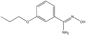 N'-hydroxy-3-propoxybenzenecarboximidamide Structure