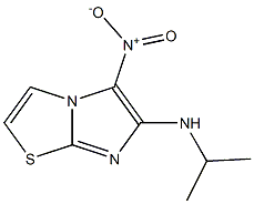 N-isopropyl-5-nitroimidazo[2,1-b][1,3]thiazol-6-amine,,结构式