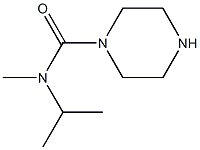N-isopropyl-N-methylpiperazine-1-carboxamide,,结构式