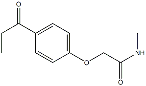 N-methyl-2-(4-propionylphenoxy)acetamide