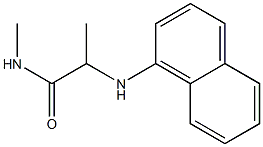 N-methyl-2-(naphthalen-1-ylamino)propanamide,,结构式