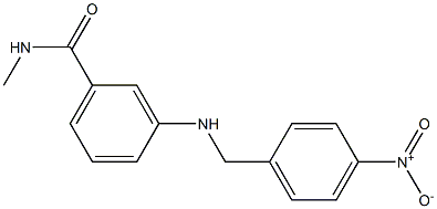 N-methyl-3-{[(4-nitrophenyl)methyl]amino}benzamide