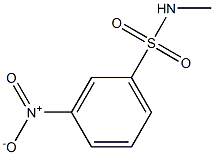 N-methyl-3-nitrobenzene-1-sulfonamide 化学構造式