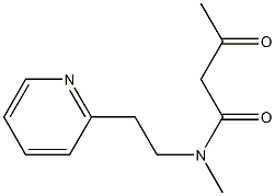 N-methyl-3-oxo-N-[2-(pyridin-2-yl)ethyl]butanamide