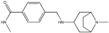 N-methyl-4-[({8-methyl-8-azabicyclo[3.2.1]octan-3-yl}amino)methyl]benzamide Structure