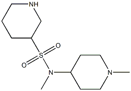 N-methyl-N-(1-methylpiperidin-4-yl)piperidine-3-sulfonamide
