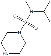 N-methyl-N-(propan-2-yl)piperazine-1-sulfonamide Structure