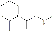 N-methyl-N-[2-(2-methylpiperidin-1-yl)-2-oxoethyl]amine,,结构式