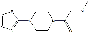 N-methyl-N-{2-oxo-2-[4-(1,3-thiazol-2-yl)piperazin-1-yl]ethyl}amine Structure