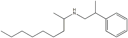 nonan-2-yl(2-phenylpropyl)amine Struktur